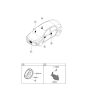 Diagram for 2021 Hyundai Ioniq Car Speakers - 96330-G2000