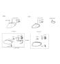 Diagram for Hyundai Tiburon Fog Light - 92202-27500