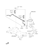 Diagram for 2020 Hyundai Tucson Sway Bar Bushing - 54813-D3000