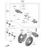 Diagram for 2019 Hyundai Nexo Brake Pad Set - 58302-G0A50