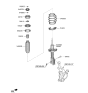 Diagram for Hyundai Venue Coil Springs - 54630-K2010