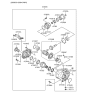 Diagram for Hyundai Santa Fe Transfer Case - 47300-3B100