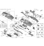 Diagram for 2022 Hyundai Genesis G80 Steering Column Cover - 84852-T1100-NBD