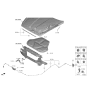 Diagram for 2023 Hyundai Genesis G80 Headlight Seal - 86435-T1000