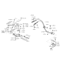 Diagram for 1992 Hyundai Sonata Shift Cable - 43794-33010