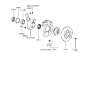 Diagram for 1996 Hyundai Sonata Wheel Hub - 51750-33001