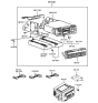Diagram for 1993 Hyundai Scoupe Fuse - 91833-21100