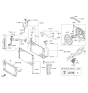 Diagram for Hyundai Santa Fe XL Radiator Hose - 25411-2W800