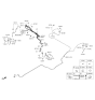 Diagram for Hyundai Santa Fe Brake Line - 58731-2W000