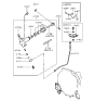 Diagram for Hyundai Excel Clutch Hose - 41731-36000