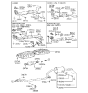 Diagram for 1991 Hyundai Excel Catalytic Converter - 28950-24001