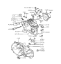 Diagram for Hyundai Elantra Bellhousing - 43111-34013