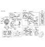 Diagram for Hyundai Sonata Parking Brake Shoe - 58305-33D00
