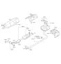Diagram for Hyundai Sonata Hybrid Muffler - 28600-E6320