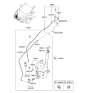 Diagram for Hyundai Washer Pump - 98510-2S000