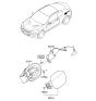 Diagram for Hyundai Genesis Coupe Fuel Door Release Cable - 81590-2M000