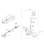Diagram for Hyundai Elantra Automatic Transmission Shift Levers - 43700-F2110-TCS