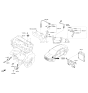 Diagram for 2020 Hyundai Elantra GT Camshaft Position Sensor - 39350-2E200