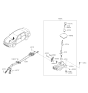Diagram for 2019 Hyundai Elantra Shift Cable - 43794-F3200