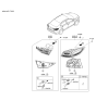 Diagram for Hyundai Tail Light - 92402-F3000