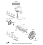Diagram for 2016 Hyundai Elantra Crankshaft - 23110-2E810