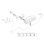 Diagram for Hyundai Santa Fe Wiper Blade - 98850-C5100