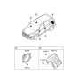Diagram for Hyundai Santa Fe Sport Car Speakers - 96330-4Z000