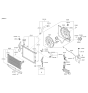 Diagram for Hyundai Genesis Engine Oil Cooler - 25460-3M000