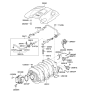 Diagram for Hyundai Equus Intake Manifold Actuator - 28321-3F000
