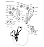 Diagram for Hyundai Engine Pump Chain - 24322-3CGA1