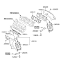 Diagram for 2009 Hyundai Genesis Exhaust Manifold - 28510-3F021