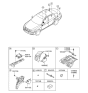 Diagram for 2012 Hyundai Genesis Air Bag Control Module - 95860-3M000
