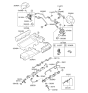 Diagram for 2015 Hyundai Santa Fe Fuel Injector - 35310-3C550
