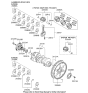 Diagram for 2012 Hyundai Veracruz Crankshaft - 23110-3C231