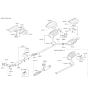Diagram for Hyundai Azera Exhaust Hanger - 28760-2D000