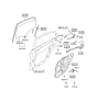 Diagram for Hyundai Window Run - 83530-3Q000