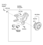 Diagram for 2012 Hyundai Sonata Hybrid Wheel Hub - 52730-3S200