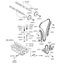 Diagram for Hyundai Timing Chain Tensioner - 24410-2G100
