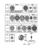 Diagram for Hyundai Accent Spare Wheel - 52910-21650