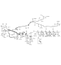 Diagram for 2000 Hyundai Elantra Brake Line - 58737-22000