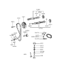 Diagram for Hyundai Accent Timing Chain - 24321-26002