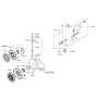 Diagram for Hyundai Clutch Slave Cylinder - 41710-39100