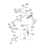 Diagram for 2001 Hyundai Sonata Door Check - 79490-3C000