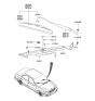 Diagram for Hyundai Sonata Wiper Motor - 98110-38501