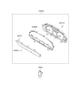 Diagram for Hyundai Sonata Instrument Cluster - 94001-3D450