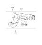 Diagram for Hyundai Tiburon Light Socket - 92160-3C000