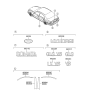 Diagram for 2001 Hyundai Sonata Emblem - 86323-3D000