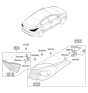 Diagram for Hyundai Elantra Tail Light - 92401-3X230