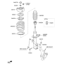 Diagram for Hyundai Veloster Coil Spring Insulator - 54620-3X000