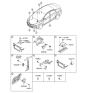 Diagram for 2014 Hyundai Elantra Air Bag Control Module - 95910-3X600